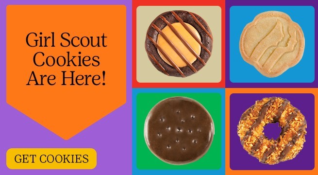 Girl Scout Cookies Are Here! Get Cookies